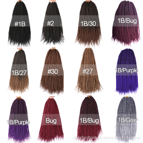 Hot Selling Pre Looped Value Pack Pre-Twist Water Wave Passion Twist Wavy Crochet Braiding Hair Synthetic High Temperature Fiber